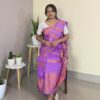 Lavender | Orange-Gold Dokhona | Jobha