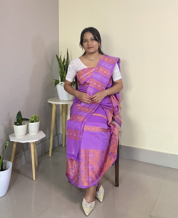 Lavender | Orange-Gold Dokhona | Jobha