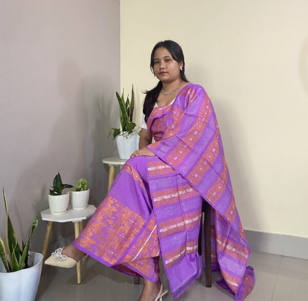 Lavender | Orange-Gold Dokhona | Jobha